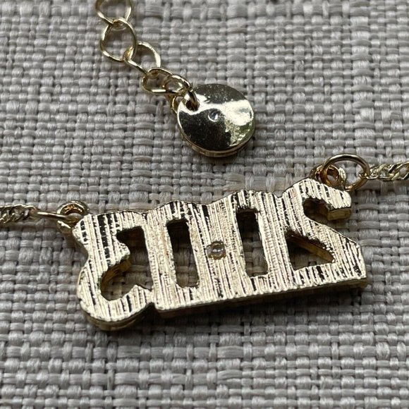 Natasha Women Necklace Birth Year 2003 Gold Tone Crystals Accent Jewelry - Picture 7 of 12